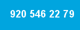 920 546 22 79 920 546 22 79